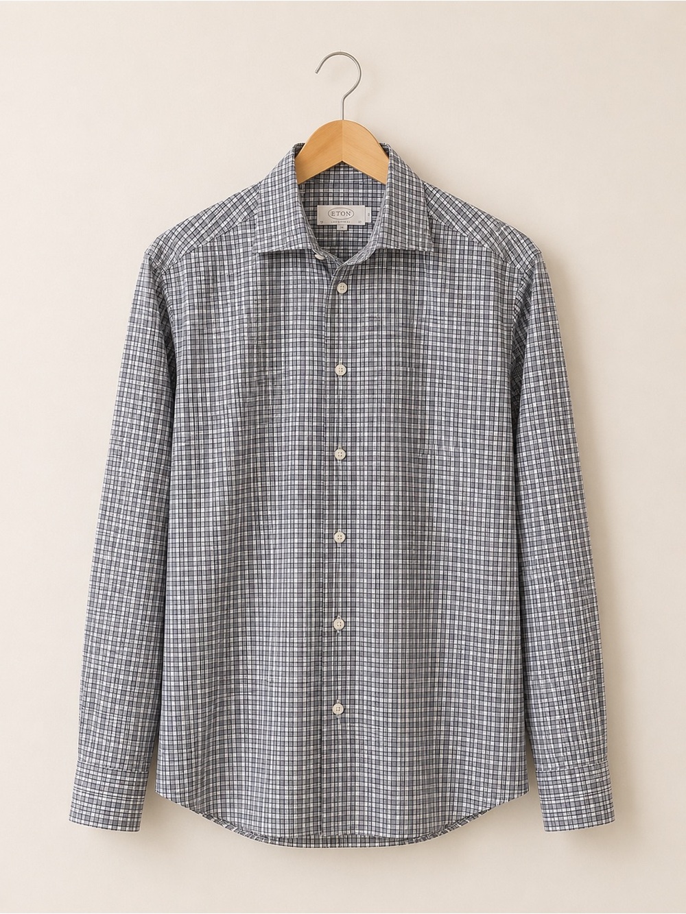 ETON Size 17 Contemporary Fit Button Down Shirt